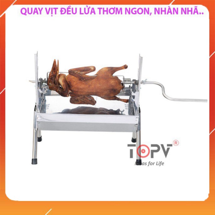 Bếp nướng than hoa ngoài trời 2 in 1 TopV DNS, lò nướng than hoa không khói, nướng thịt, nướng gà vịt - Mekongtech1