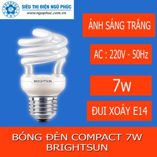 Bóng đèn compact Bright Sun xoắn 7W