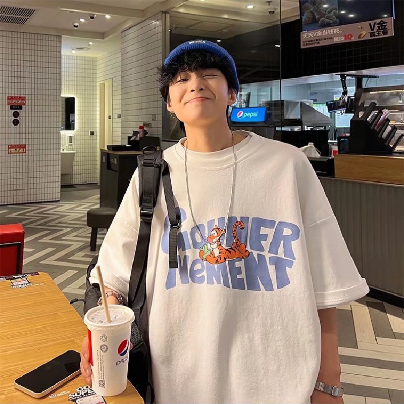 Áo Thun Tay Ngắn Thời Trang Phong Cách Năng Động Cho Nam