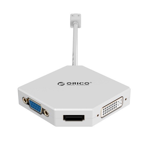 Đầu chuyển đổi Orico display port sang HDMI/DVI/VGA DMP-HDV3