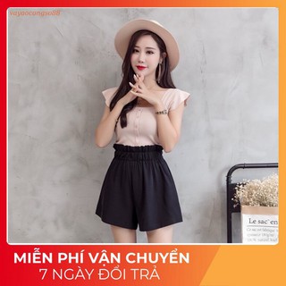Quần short nữ lưng thun