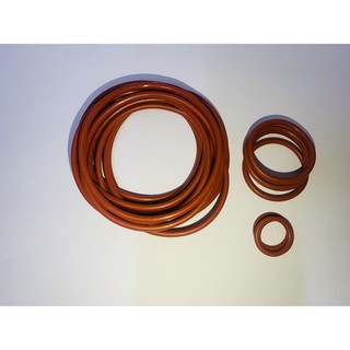 combo 10 Ron chịu nhiệt, Dây cao su màu đỏ dày 4mm