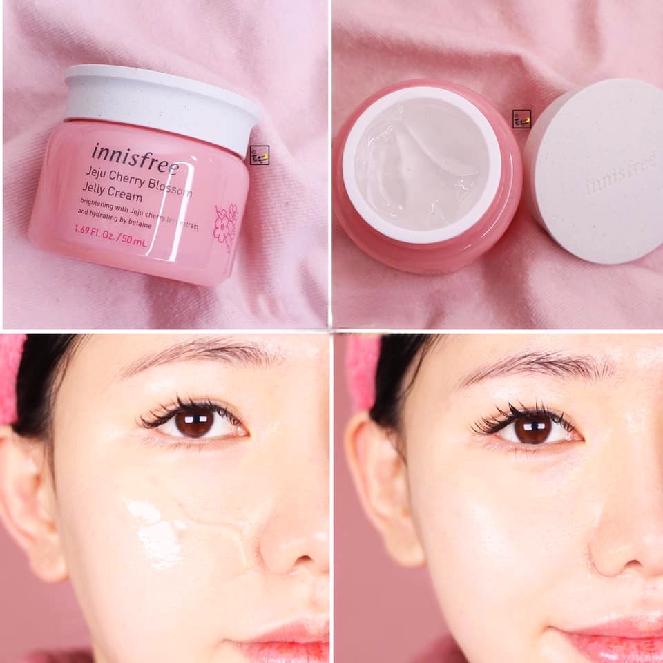 Gel Dưỡng Ẩm Trắng Da Innisfree Jeju Cherry Blossom Jelly Cream 50ml