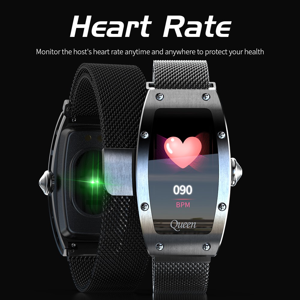 LOKMAT QUEEN Smart Watch Waterproof Heart Rate Monitor Health Care Fitness Tracker Women Smartwatches For IOS Android