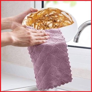 Set 10 khăn lau đa năng 2 mặt lau bát đĩa, lau bếp, lau đồ đạc