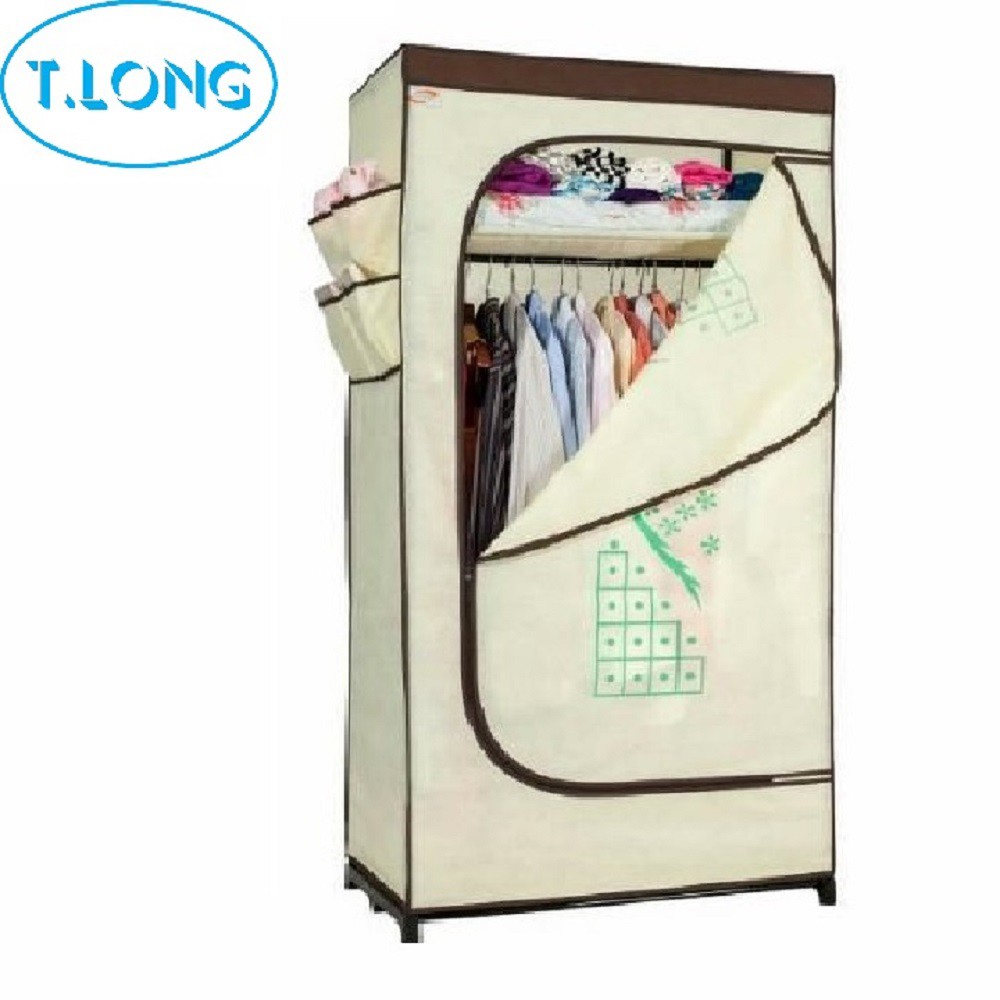 { NÊN DÙNG } Tủ Vải Thanh Long 06 TVAI 06 Kích thước: 75 x 46 x 158 (cm) Lớp vỏ áo bằng vải không dệt bền đẹp dễ sử dụng