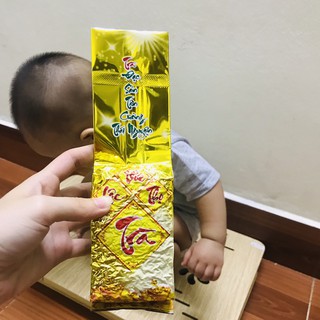Đặc sàn chè Việt chuẩn 100% Tân Cương - Chè Tân Cương Thái Nguyên 100g vỏ Hoa sen