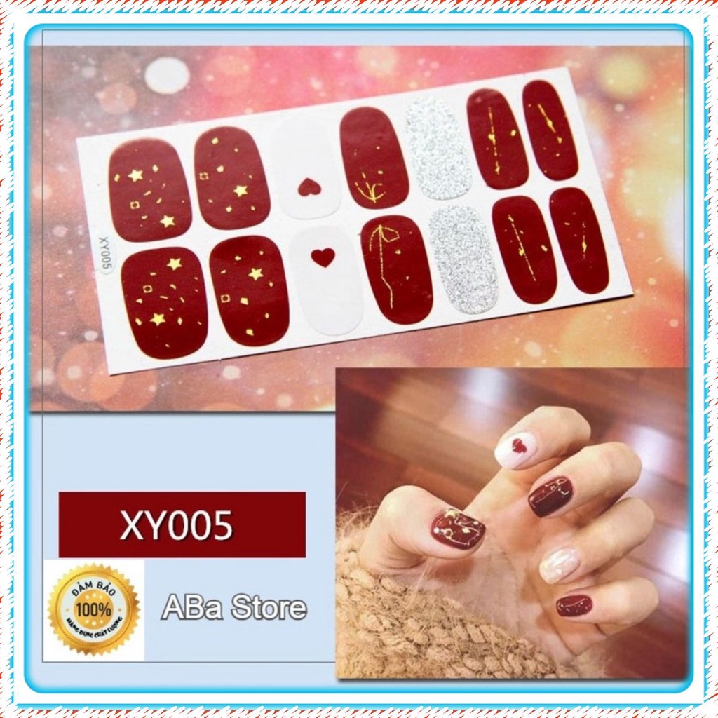 Miếng dán 3D trang trí móng chòm sao chống thấm nước [XY001-020]