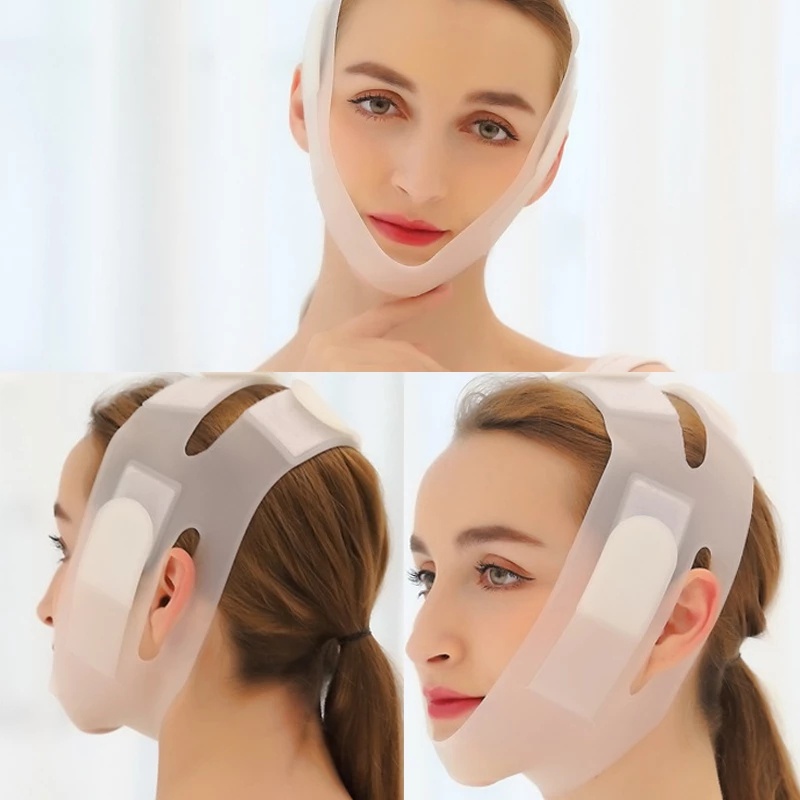 1 Đai Silicone Nano Nâng Cơ Mặt Tạo Cằm Chữ V Thon Gọn Chống Nếp Nhăn