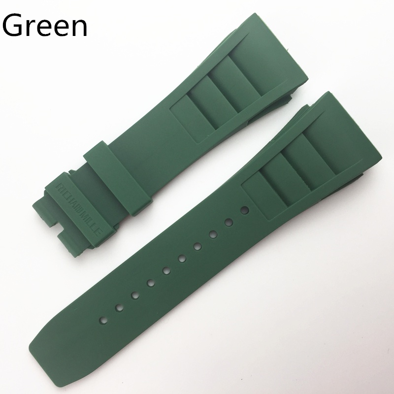 Dây Đeo Thay Thế Cho Đồng Hồ Thông Minh Richard Watch Mille RM011 Bằng Silicone Mềm 20mm
