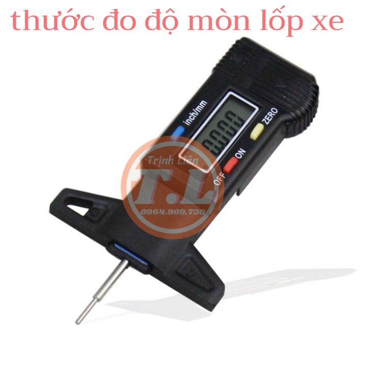 Thước Điện Tử Đo Độ Hao Mòn Lốp Xe Ô tô Xe Máy ,dụng cụ đo đạt lốp xe OTOX