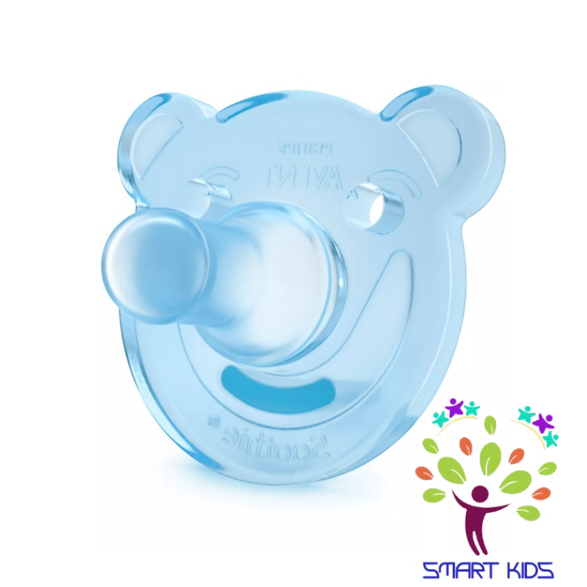 Ty ngậm silicone Philips Avent chuẩn y tế (silicone nguyên khối) Philips Avent (2 chiếc/hộp)