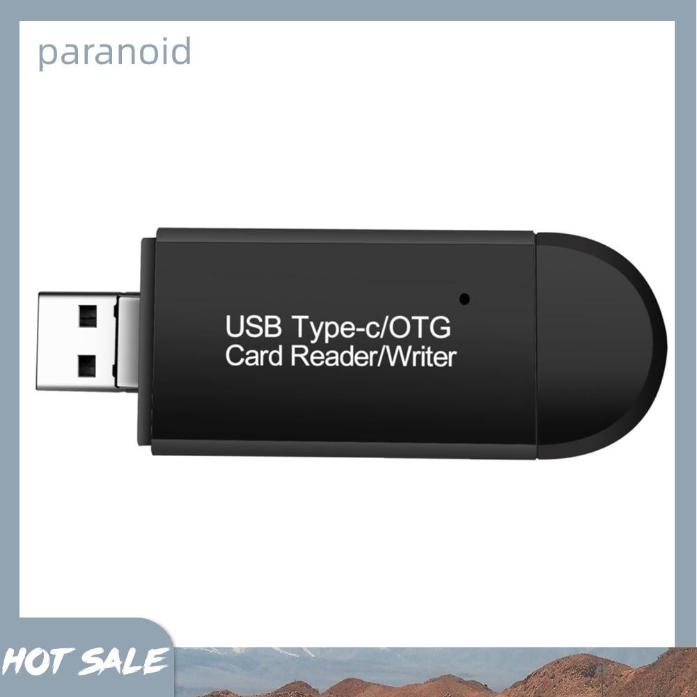 Đầu Đọc Thẻ Nhớ 3 Trong 1 Type-C USB Micro OTG