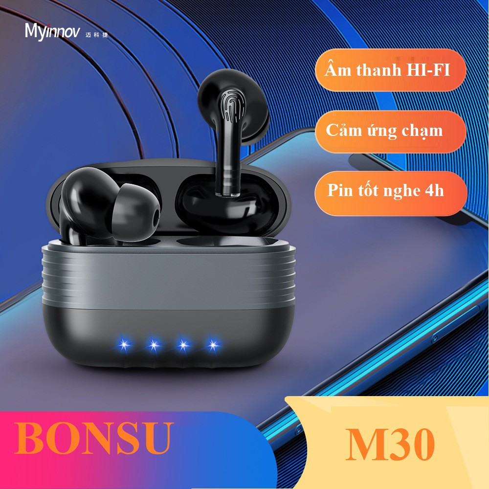 Tai nghe bluetooth TWS M30 âm thanh hay, thiết kế đẹp