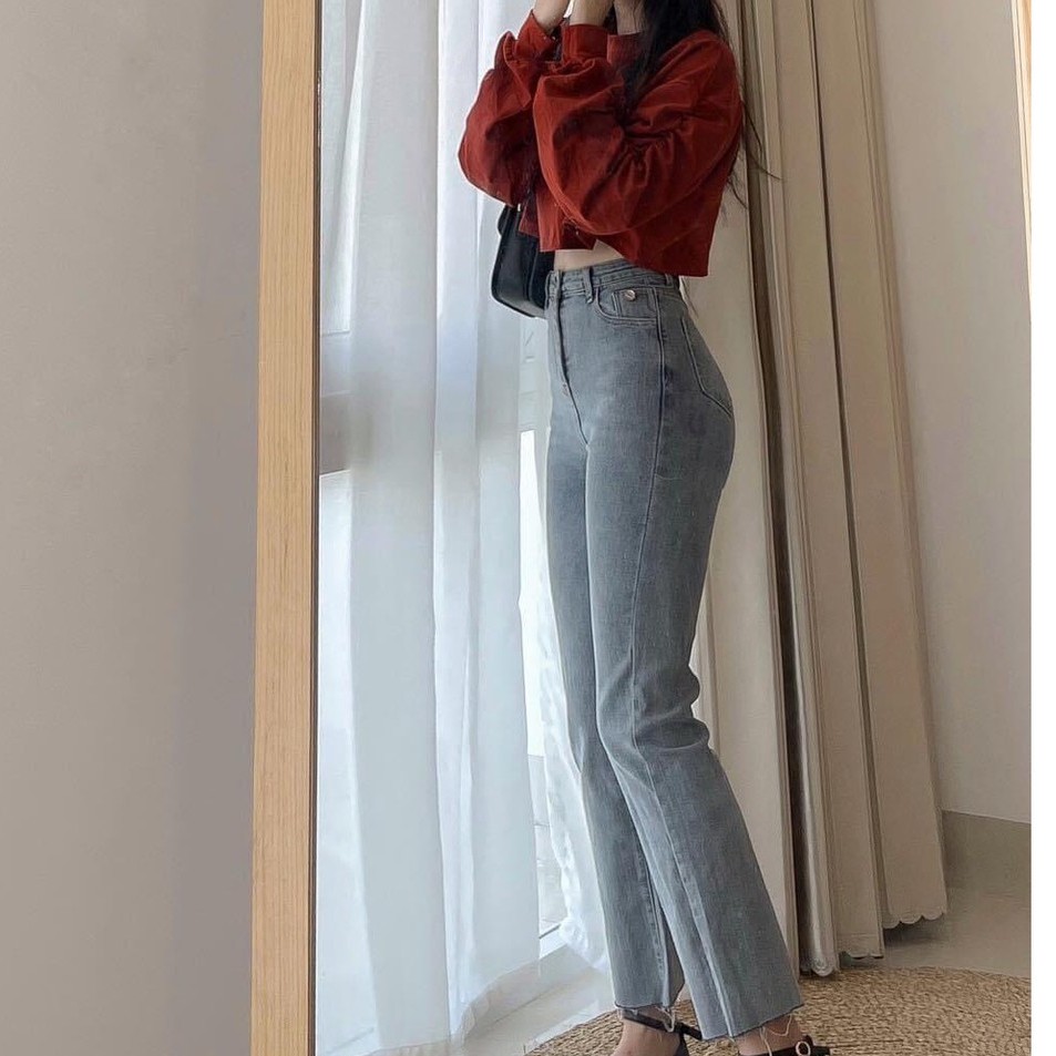 QUẦN JEAN ỐNG ĐỨNG 3691, JEAN QUẢNG CHAY LOẠI 1 CO GIÃN-Zinistore