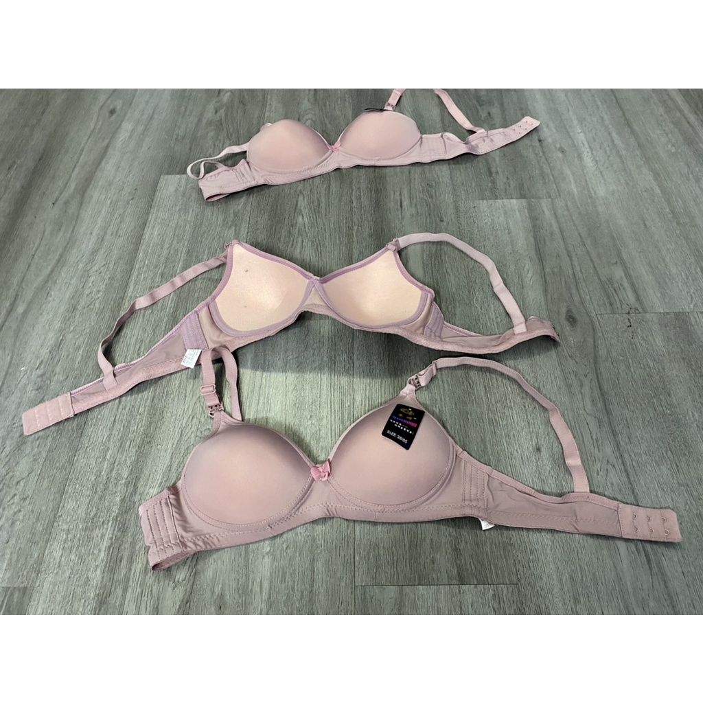 Áo Lót Nữ Không Gọng 526, cúp B cài sau, áo ngực mút ép mỏng mềm mại, thoải mái ms 526