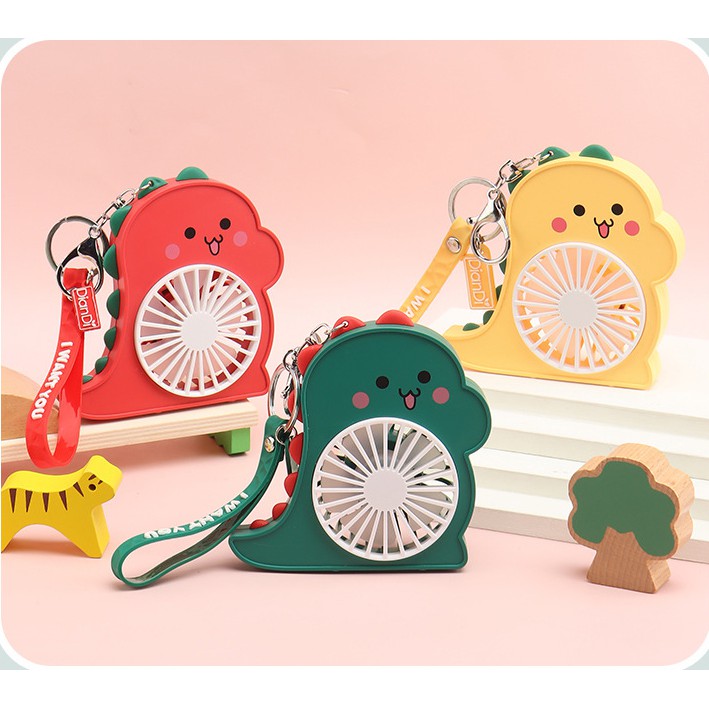 Quạt mini cầm tay chính hãng DianDi khủng long pin sạc,quạt điện cầm tay có thể móc vào túi sách | BigBuy360 - bigbuy360.vn