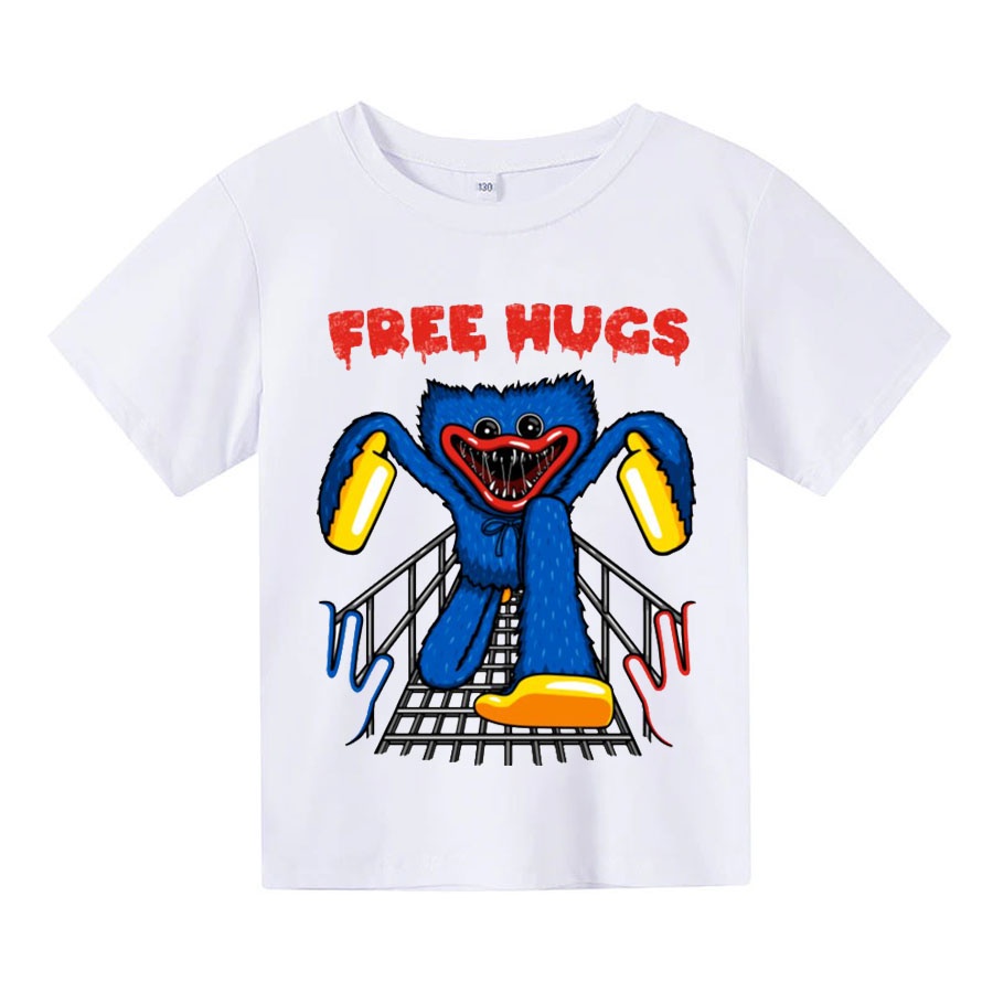 Áo thun cho bé huggy playtime 07 , 4 màu, có size người lớn, Anam Store