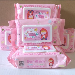 Khăn giấy ướt baby không mùi an toàn chính hãng BoniBoni