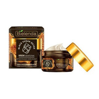 Kem Dưỡng Ẩm Ngày/Đêm thải độc và làm sáng da Bielenda Black Sugar Detox