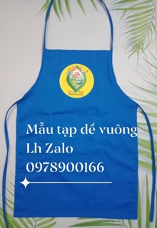 Tạp dề tiểu học in logo