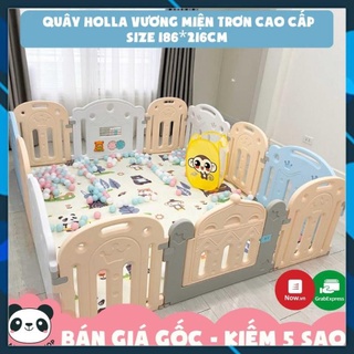 FREESHIP !!! Quây bóng Holla vương miện cho bé - CAM SIZE 1m86x2m16 - Tặng kèm thảm + bóng