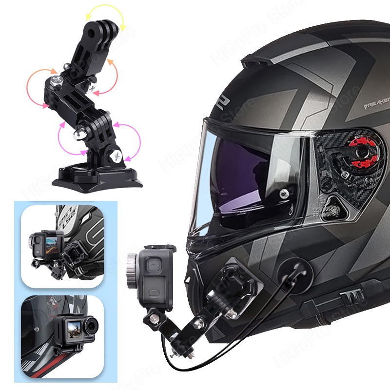 Giá Đỡ Camera Hành Trình Gopro Hero 10 9 8 7 6 5 4 3 Gắn Mũ Bảo Hiểm Xe Máy