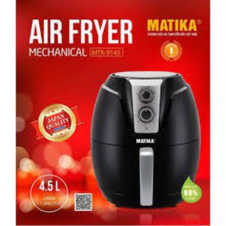 Nồi chiên không dầu matika 4.5l