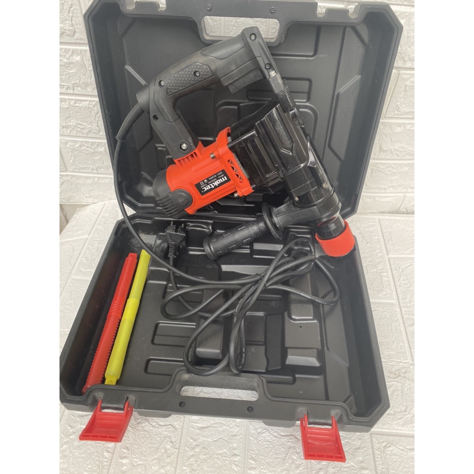 Máy khoan đục bê tông maktec công suất 1160W dây đồng 100% kèm 2 mũi đục bê tông