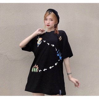 [Clip Thật] Áo Thun Tay Lỡ Crayon Tee