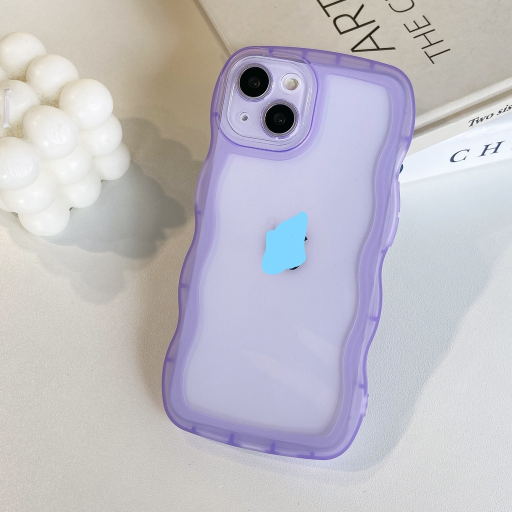 Fashion Wave Edge Design Colorful Phone Cover,Fashion Shockproof Full Protective Phone Case