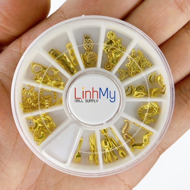 Set phụ kiện nail trang trí móng