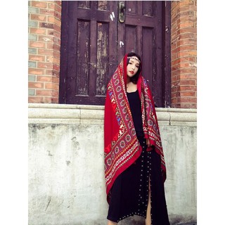 Khăn choàng đi biển thổ cẩm boho S31805