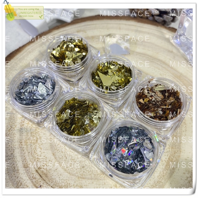 Sét giấy vụn set trang trí nail