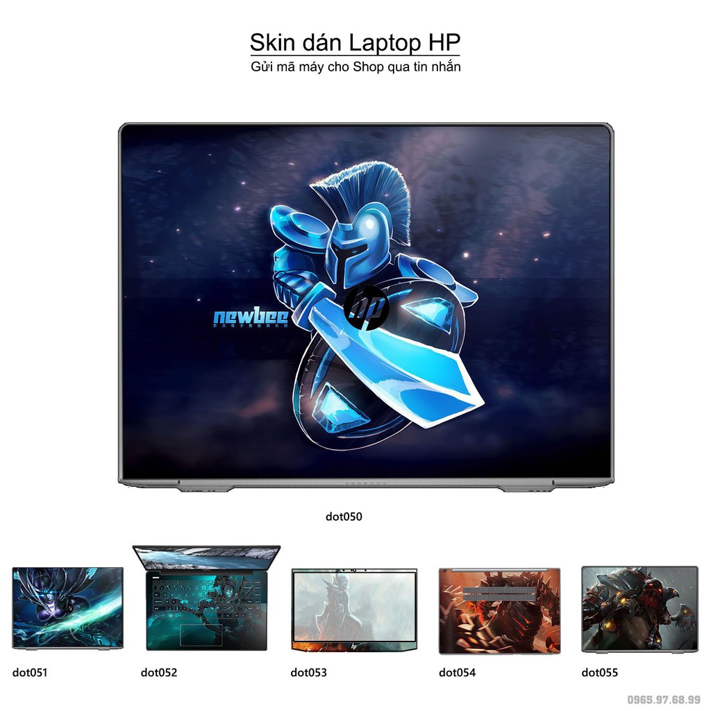 Skin dán Laptop HP in hình Dota 2 nhiều mẫu 9 (inbox mã máy cho Shop)