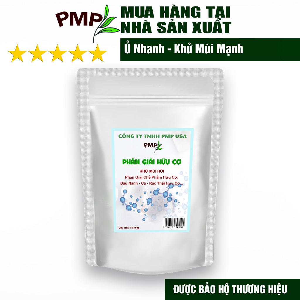 Phân Giải Hữu Cơ Khử Mùi Hôi Ủ Phân Hữu Cơ Từ Đậu Nành, Trứng, Chuối, Cá, Rác Thải Hữu Cơ