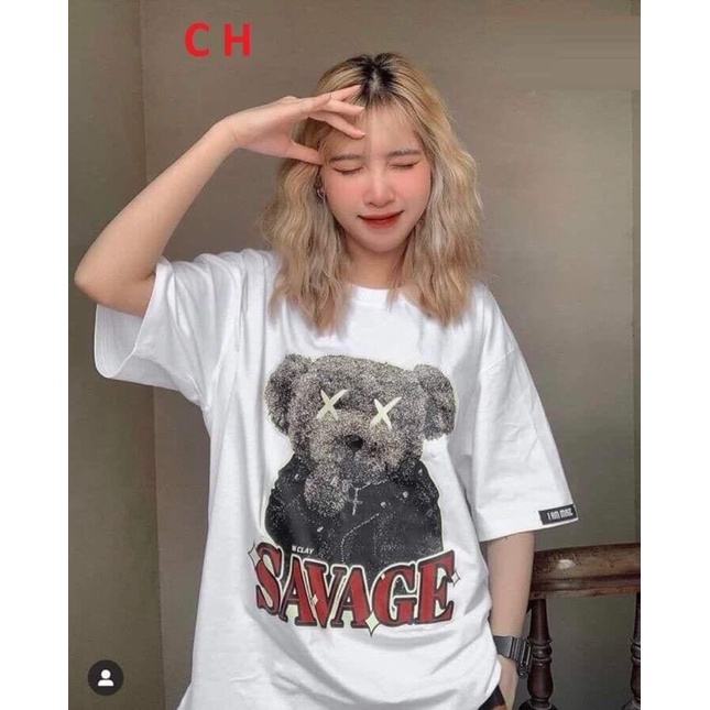 Áo phông gấu SAVAGE COA799