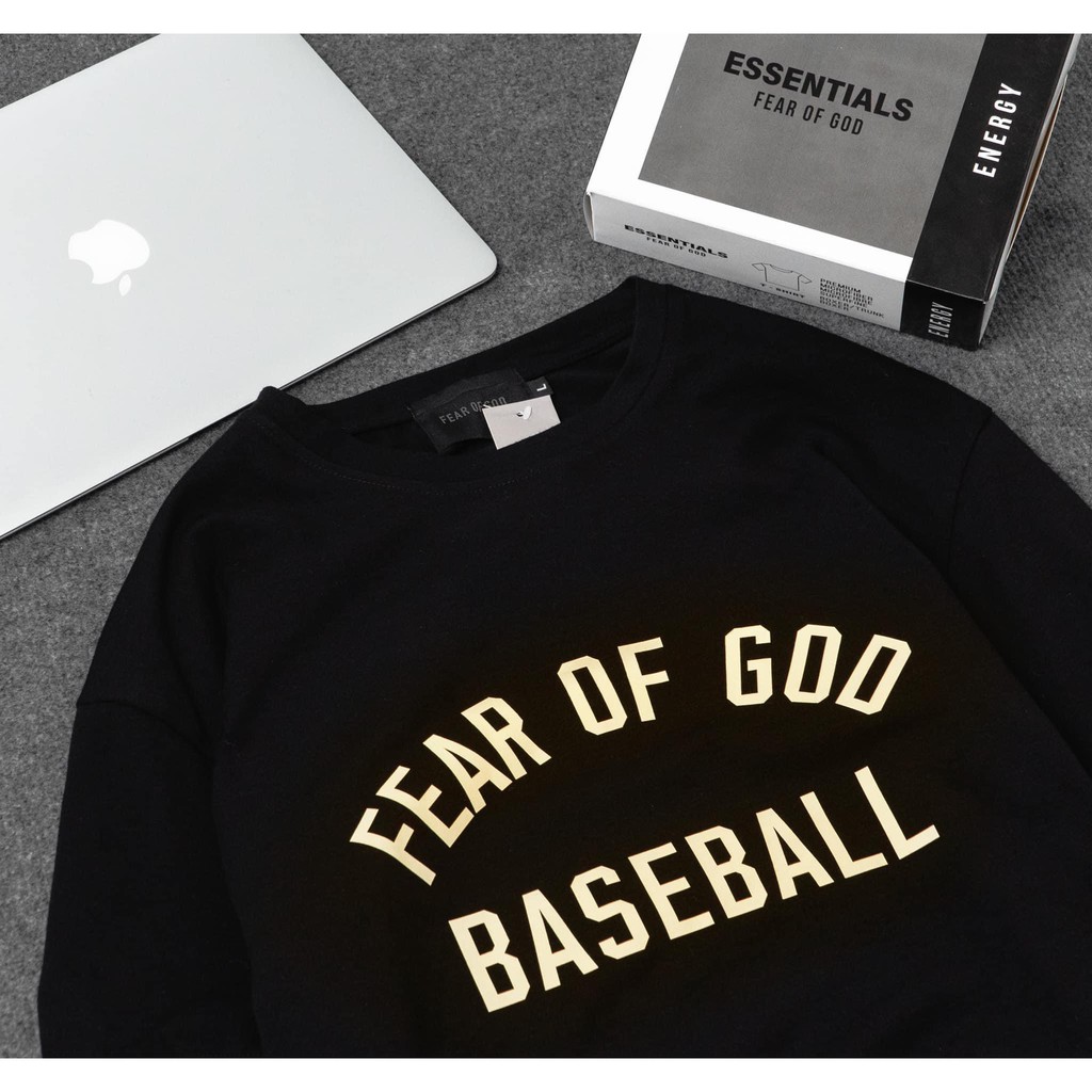 Áo thun tay lỡ Baseball FOG Essentials ,áo phông T shirt nam nữ unisex , MSW Town