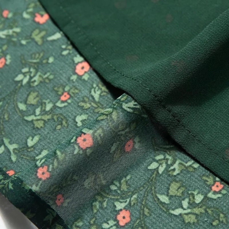 Order 15 ngày- Đầm hoa thắt dây bảng to