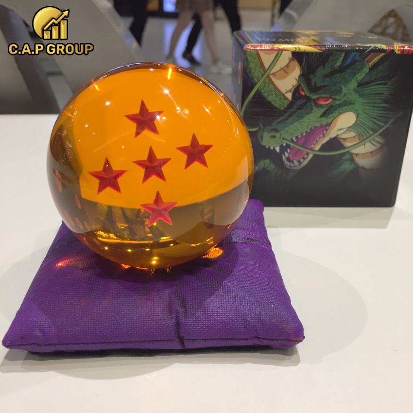 Mô hình Dragon Ball 7 Viên Ngọc Rồng và Đế có đèn phát sáng - II70