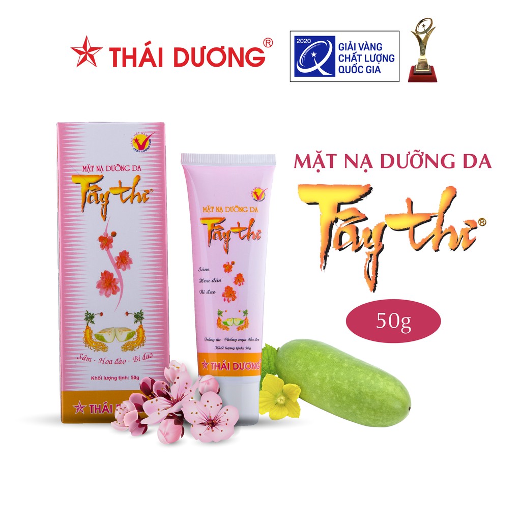 Mặt nạ Tây Thi dưỡng trắng hồng da Sao Thái Dương 50g - Sao Thái Dương