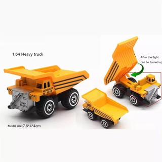Đồ Chơi Mô Hình 5 Chiếc Xe Công Trình Bằng Sắt Cho Bé Trai