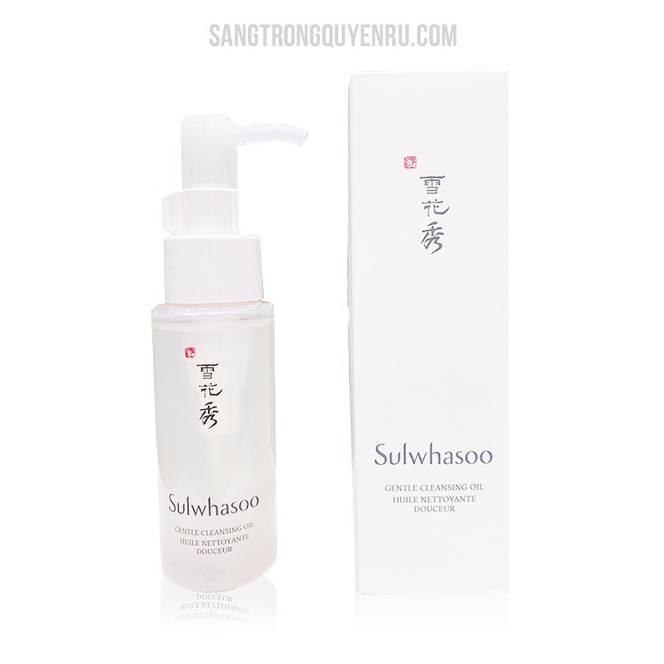 Dầu tẩy trang dịu nhẹ, dưỡng trắng da Sulwhasoo Gentle Cleansing Oil (50ml)