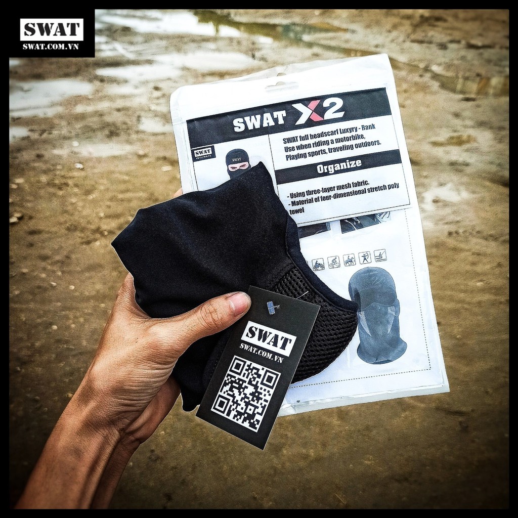 Khăn trùm đầu ninja SWAT X2 loại tốt