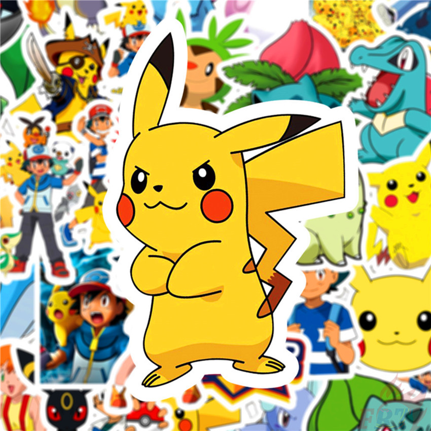 ❉ Pokemon Go - Series 06 Anime Kawaii Pocket Monster Stickers ❉ 50Pcs/Set DIY Fashion Mixed Luggage Laptop Skateboard Doodle Decals Stickers