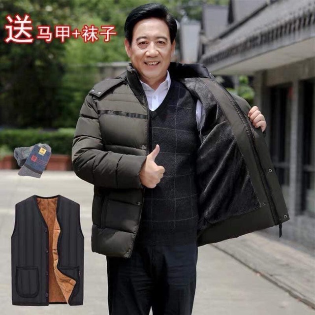 Áo phao tặng bố