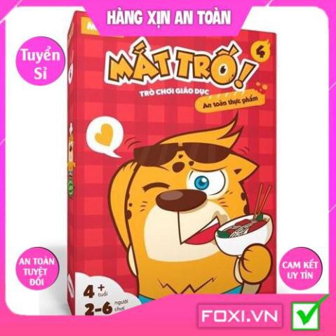 Trò chơi giáo dục Mắt Trố- An toàn thực phẩm-chơi được nhiều người-giúp gắn kết gia đình-mang nhiều tiếng cười,niềm vui