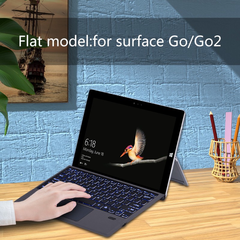 Bàn Phím Bluetooth Không Dây Siêu Mỏng Cho Microsoft- Surface Go / Go 2（No Backlight） | BigBuy360 - bigbuy360.vn