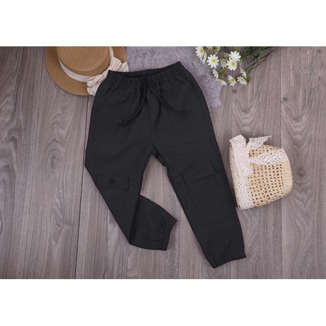 Quần thể thao túi hộp cho bé trai, bé gái, sz 5-9 cho bé từ 18-27kg. Chất kaki mềm, dáng thể thao khoẻ khoắn