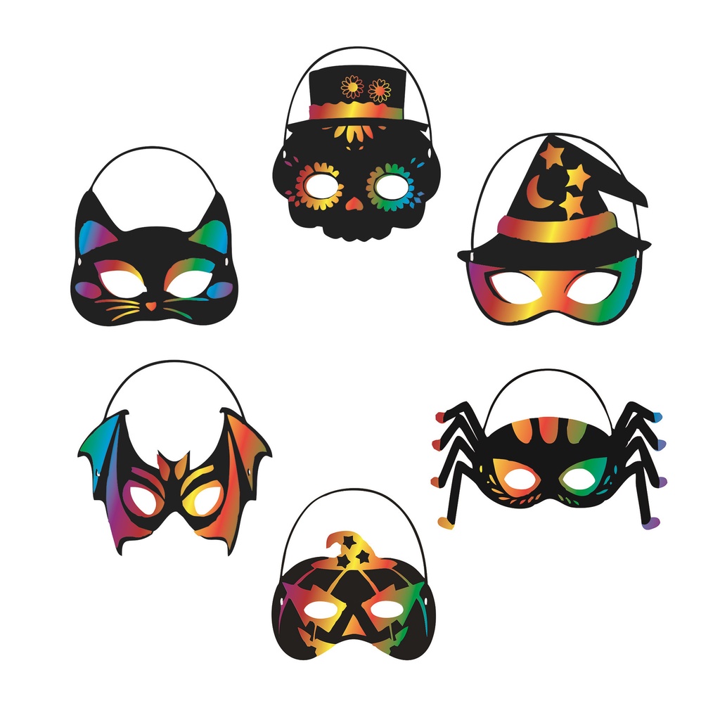 Mặt Nạ Hóa Trang Halloween Hình Động Vật Cho Bé
